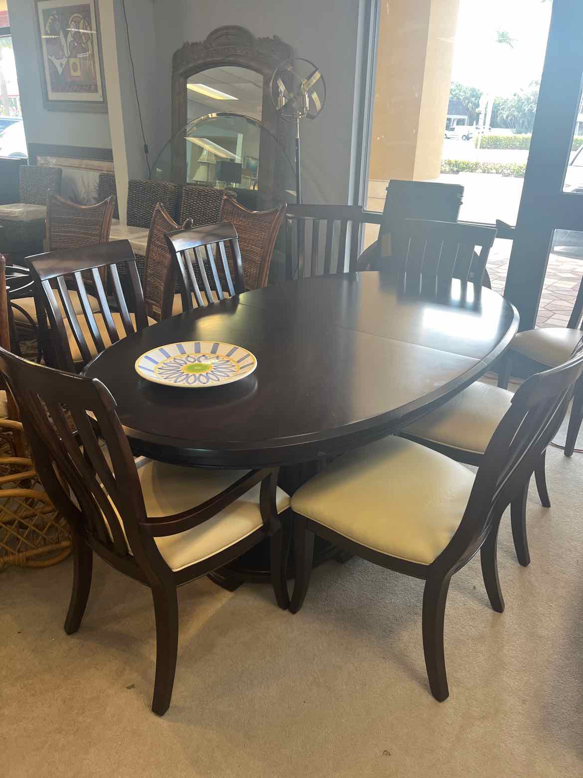Bernhardt table & 8 chairs