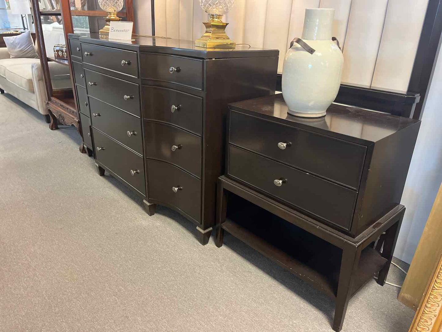 Black Bernhardt Dresser & Nightstand