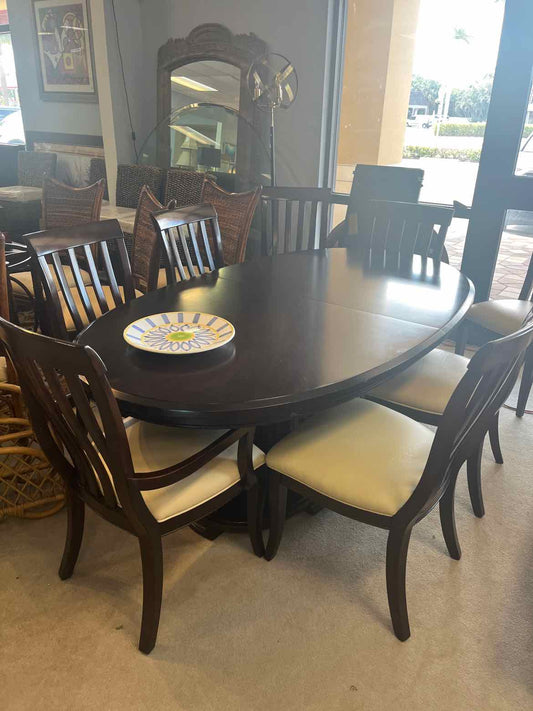 Bernhardt table & 8 chairs
