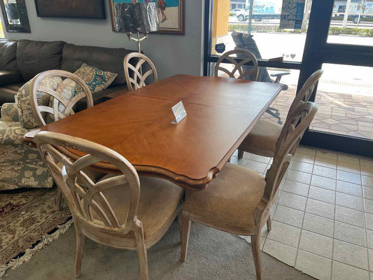 Century Light Wood Dining Table