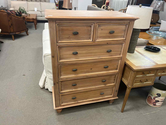 Solid Wood Light Finish Chest of Drawers