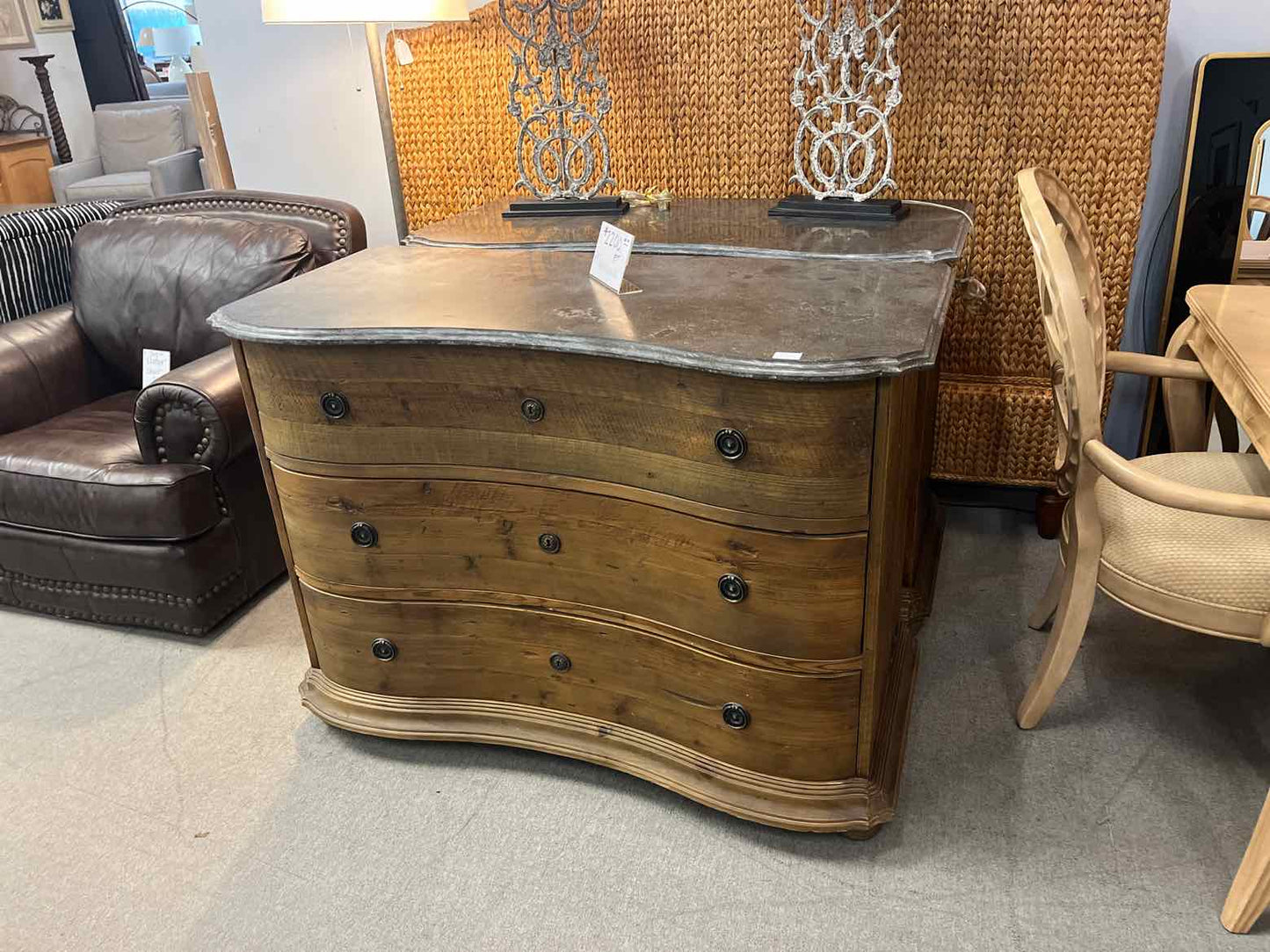 Arhaus Rustic Wood Chests (Pair)